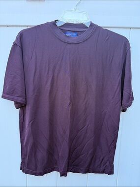 Pendleton Men's Short Sleeve Crewneck T‑Shirt in Plum